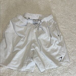 Gymshark Light Gray Athletic Shorts